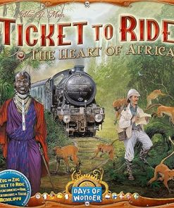 Ticket to Ride The Heart of Africa Expansion Board Game for Ages 8+ 2