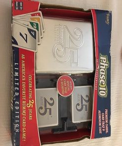 Phase 10 25th Anniversary Limited Edition Card Game for Family Fun