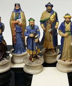 Medieval Chess Set Crusades Arabians vs Christians Without Board 2