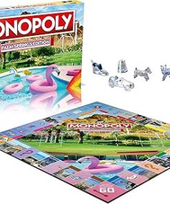 Monopoly Palm Springs Edition Board Game for Kids and Adults Fun 2
