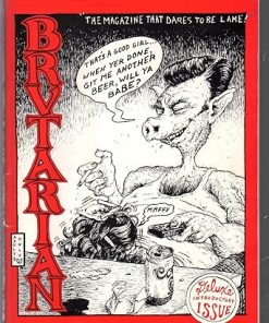 Brutarian #1 1980’s-Odium Ent-exploitaion & horror films-Flick Ford-Gregg Suss-VF