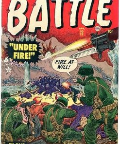 Battle 19 Atlas War Comic 1953 Korean War Maneely Cover VG
