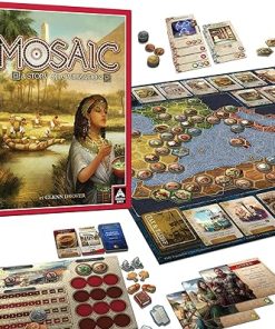 Mosaic Strategy Board Game for Adults and Family | 1-6 Players Age 14+