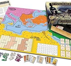 Gibsons Civilization Epic Strategy Board Game Build Your Empire Ages 12+ 2