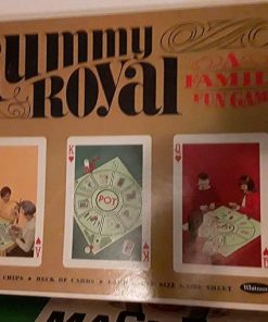 Vintage Rummy Royal Family Game 1965 Edition for Fun Family Nights