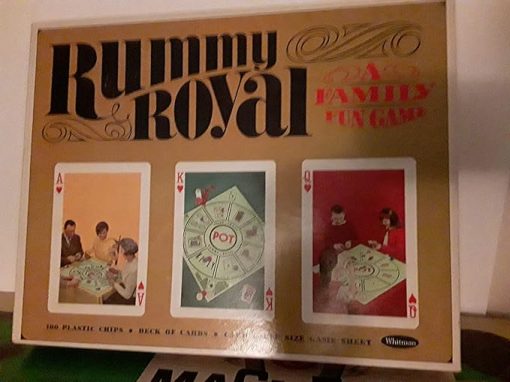 Vintage Rummy Royal Family Game 1965 Edition for Fun Family Nights