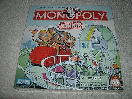 Monopoly Junior Board Game by Hasbro for Fun Family Game Nights Monopoly Junior Board Game by Hasbro for Fun Family Game Nights