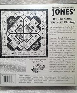 Keeping up with the Jones’ 2