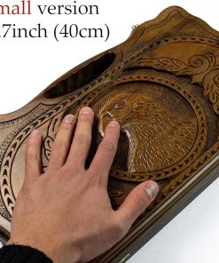 Handmade 15.7 Inch Armenian Backgammon Checkers Nardi Wooden Game 2
