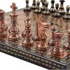 Luxury Handmade Maple Padauk 2 Inch Square Chess Board for Chess Set 4