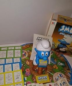 Smurfs Spin-A-Round Game Milton Bradley 1983 Classic Family Fun