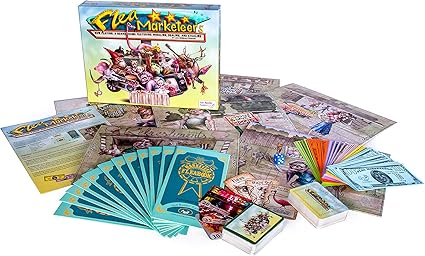 Gut Bustin’ Games Flea Marketeers Board Game 2 Gut Bustin' Games Flea Marketeers Board Game - Image 2