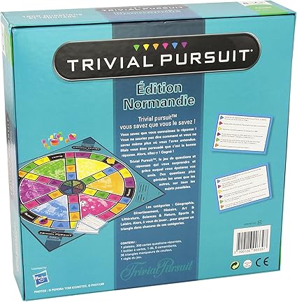Trivial Pursuit Normandy Board Game for Fun Family Game Night 2 Trivial Pursuit Normandy Board Game for Fun Family Game Night - Image 2