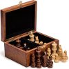 Husaria Staunton Tournament No 4 Chess Set with Extra Queens and Box