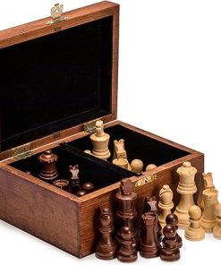 Husaria Staunton Tournament No 4 Chess Set with Extra Queens and Box