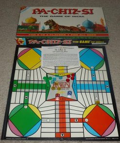 Transogram Company NYC Gameboard 1955 Pa-Chiz-Si India Board Game 2