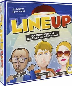 MindWare LineUp Memory Board Game for Ages 8 and Up with Comical Mystery 2