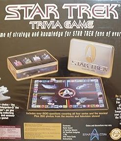 Star Trek Trivia Game in Large Collectible Tin for Fans and Collectors 2
