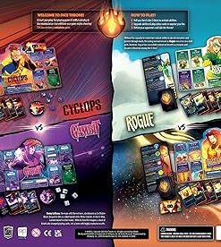 X-Men Dice Throne Box 2 featuring Cyclops, Jean Grey, Gambit, Rogue 2