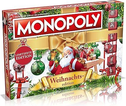 Winning Moves Monopoly Weihnachtsedition mit Schneemann und Rentier 8+ Winning Moves Monopoly Weihnachtsedition mit Schneemann und Rentier 8+