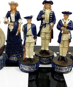 Pirates and Royal Navy Chess Set with Pirate Men No Board Included 2