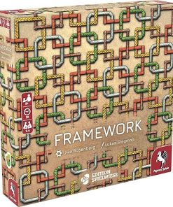 Framework Board Game by Pegasus Spiele for 1-4 Players Ages 8+