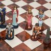 Columbus Park Chess Set with Leatherette Board for Easy Play 4