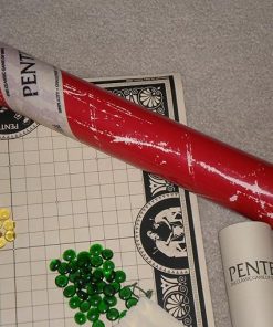 Vintage Pente Strategy Game Fourth Edition 1977 Red Tube Green Stones 2