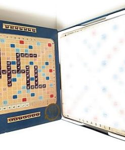 Scrabble Deluxe 1977 Edition Rotating Turntable Game Board With Grid 2