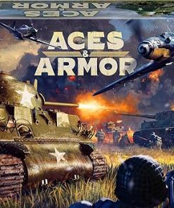 Aces and Armor WWII Strategy Board Game for Ages 14 and Up 1-4 Players