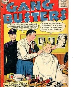 Gang Busters 55 1956 DC Comics Crime Stories Makeup Cover VG Quality