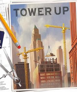 Monolith Board Games: Tower Up – City Building Board Game, Competitive Strategy, Urban Construction Plannning, Family, Ages 8+, 2-4 Players, 30 Min 2