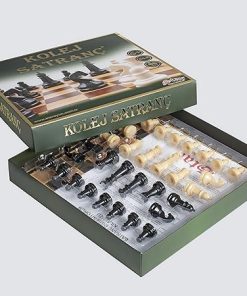 Star College Wooden Chess Set with Board for Adults and Kids Enjoyment 2