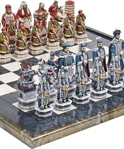 Great Wall of China Chess Set with Mancini Board King Size 5.75 Inches 2
