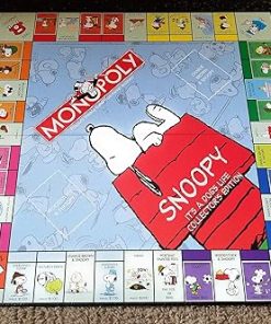 Snoopy Monopoly Classic Board Game for Family Fun and Strategy 2