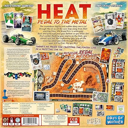 HEAT Board Game – Intense Car Racing Strategy for Ages 10 and Up 2 HEAT Board Game - Intense Car Racing Strategy for Ages 10 and Up - Image 2