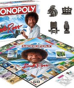 Monopoly Bob Ross Game Inspired by The Joy of Painting Collectible Edition 2