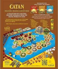 CATAN Treasures and Dragons Scenario Expansion for Strategy Board Game 2
