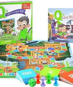 Qs Race to the Top Educational Board Game for Social Skills and Manners