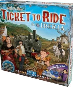 Ticket to Ride Iberia South Korea Expansion Train Route Strategy Game 2