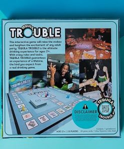 Tequila Trouble Board Game for Adults Fun Drinking Game 2-16 Players 2