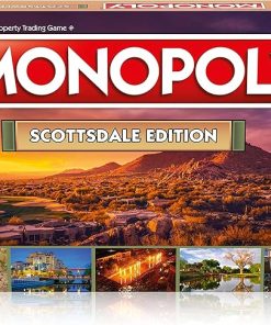 Scottsdale Edition Monopoly Board Game for Kids and Adults 2-6 Players