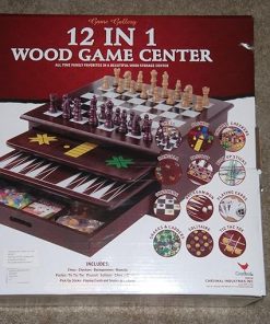 Cardinal 7-in-1 Wood and Glass Chess Set for Ages 8 and Up