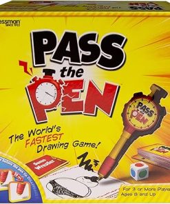 Pressman 5 Inch Pass the Pen Yellow Game for Fun Family Play