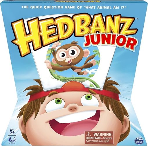 HedBanz Jr. Fun Family Board Game for Kids Age 5 and Older