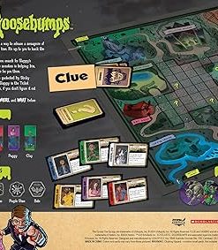 CLUE: Goosebumps, Classic Board Game Inspired R.L. Stine’s Goosebumps Novels, Thwart Slappy’s Sinister Plan with Friends and Family of All Ages, Officially Licensed Scholastic Merchandise 2