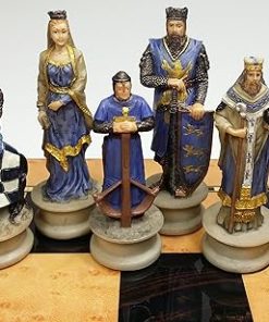 Medieval Crusades King Richard The Lionheart Chess Men Set Without Board