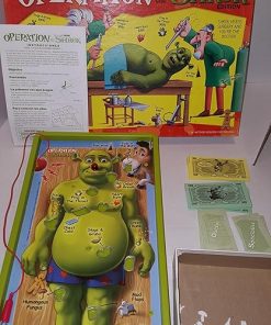 Shrek Edition Hasbro Gaming Operation Game for Family Fun