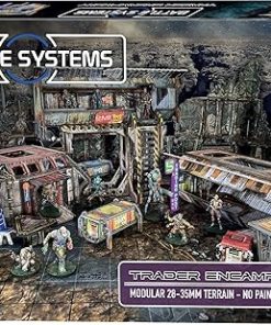 Modular 3D Sci-Fi Terrain for 28mm-35mm Miniatures – No Painting Needed