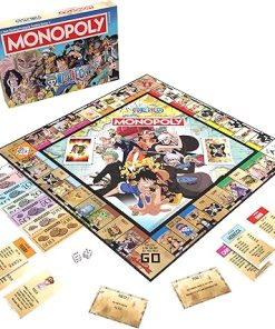 Monopoly One Piece Edition Board Game with 9 Miniature Tokens 2